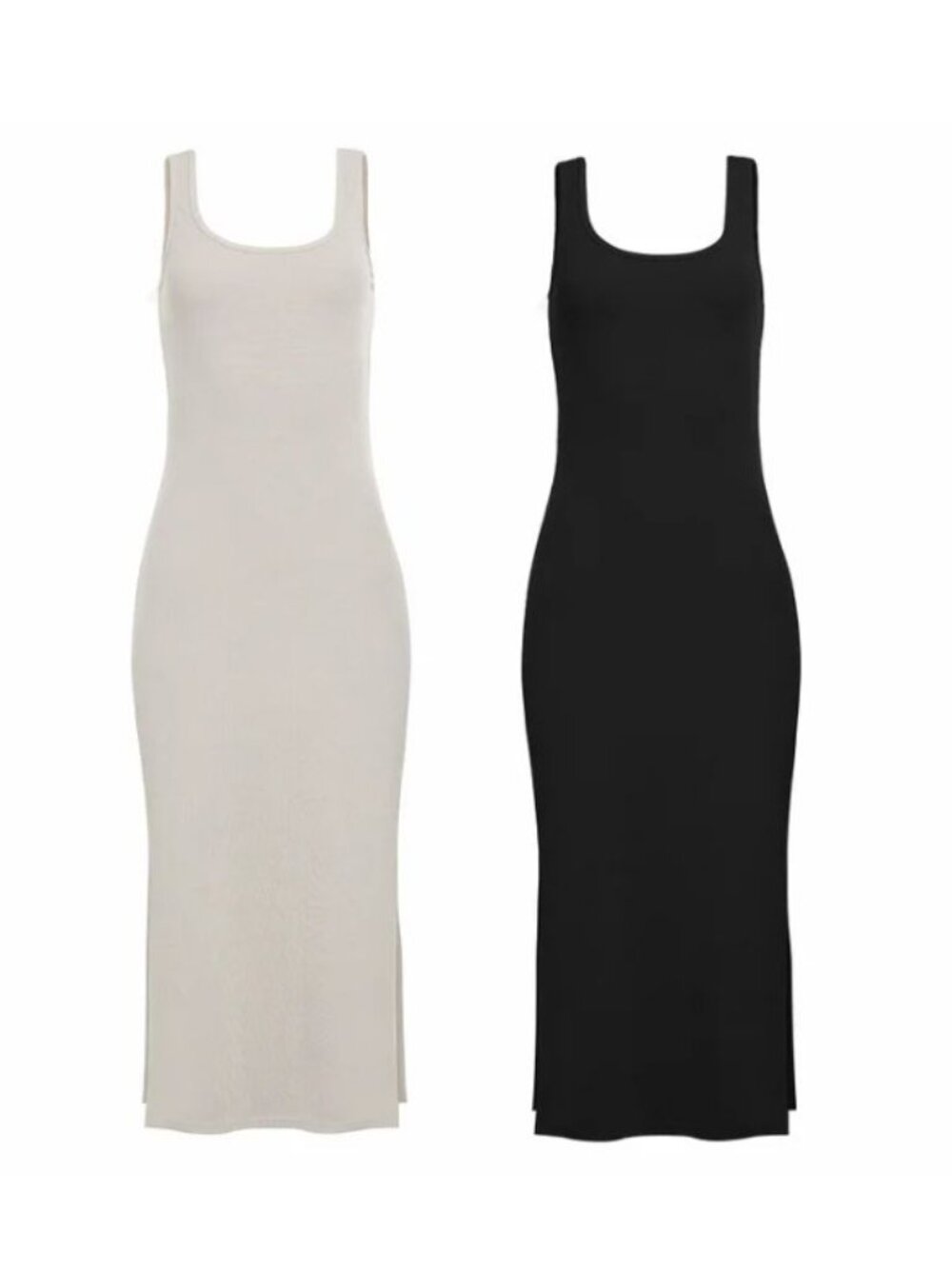 Frank and Oak Ribbed Knit Tank Dress - Black - NEW - Picture 10 of 10